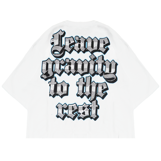 LEAVE GRAVITY TO THE REST T-SHIRT (WHITE)