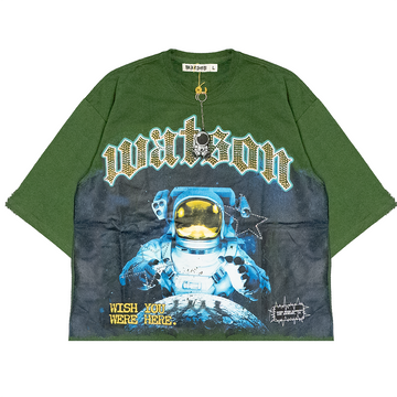 WISH YOU WERE HERE T-SHIRT (OLIVE)