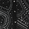 SPIDER WEB CRYSTAL WORK SHIRT (BLACK)