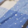 Watson Multi Crystal Blue Flannel Shirt, blue and white plaid long-sleeve flannel – alternate view 3