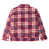 Watson Big Paisley Crystal Purple & Lavender Flannel Shirt, red, white and blue plaid long-sleeve flannel – alternate view 2