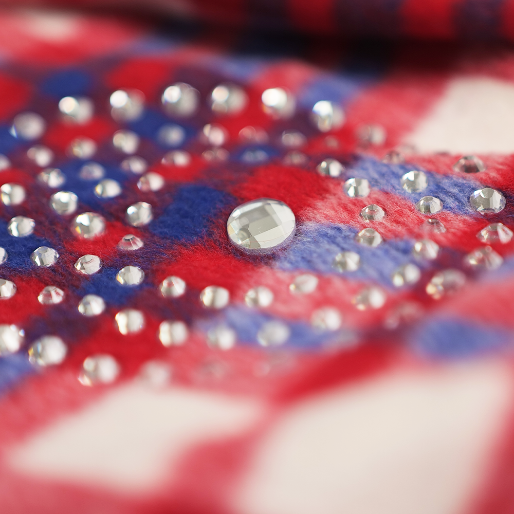 Watson Big Paisley Crystal Purple & Lavender Flannel Shirt, red, white and blue plaid long-sleeve flannel – alternate view 4