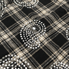Watson Big Paisley Crystal Black Flannel Shirt, black and white plaid long-sleeve flannel – alternate view 8