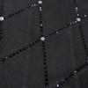 WATSON BLACK DIAMOND DENIM SHORTS