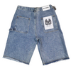 WATSON PURPLE PEAR DIAMOND LIGHT WASH DENIM SHORTS