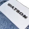 WATSON PURPLE PEAR DIAMOND LIGHT WASH DENIM SHORTS