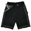 WATSON MULTI STONE BLACK DENIM SHORTS