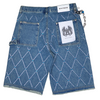 WATSON PURPLE DIAMOND MEDIUM WASH DENIM SHORTS
