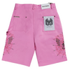 WATSON UNITED WE STAND PINK LEATHER SHORTS