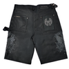WATSON UNITED WE STAND BLACK LEATHER SHORTS