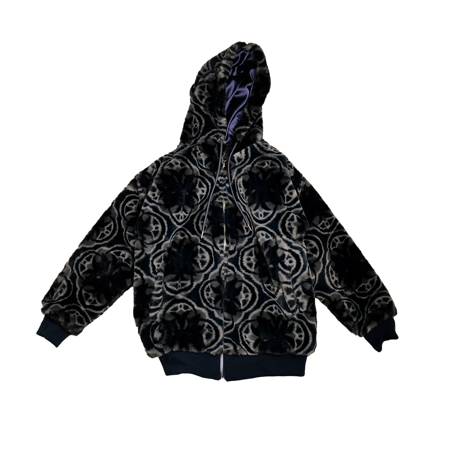 WATSON BRANDED BLACK PATTERN HOODED JACKET – All Star Elite
