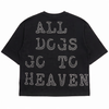 WATSON ALL DOGS GO TO HEAVEN BLACK TSHIRT
