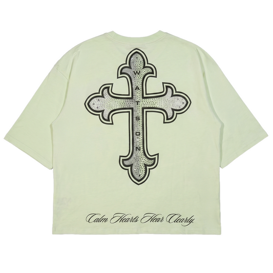 WATSON CALM HEARTS MINT TSHIRT