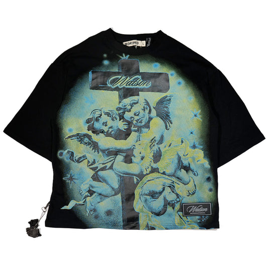 WATSON CALM HEARTS BLACK TSHIRT