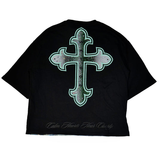 WATSON CALM HEARTS BLACK TSHIRT