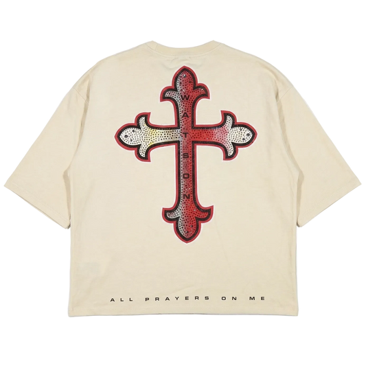 WATSON PRAYERS ON ME CREAM TSHIRT