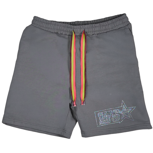 WATSON STUDIOS PLATE EMBELLISHED SEDONA GRAY SHORTS