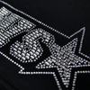 WATSON STUDIOS PLATE EMBELLISHED BLACK COTTON SHORTS