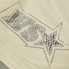 WATSON STUDIOS PLATE EMBELLISHED CREAM COTTON SHORTS