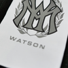 WATSON FLAME BLACK DENIM SHORTS