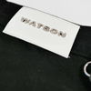 WATSON FLAME BLACK DENIM SHORTS