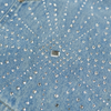 WATSON LIGHT WASH DENIM EMBELLISHED DENIM SHORTS