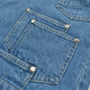 WATSON MULTI POCKET WITH DOUBLE WAIST LIGHT WASH DENIM SHORTS
