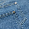 WATSON MULTI POCKET WITH DOUBLE WAIST LIGHT WASH DENIM SHORTS
