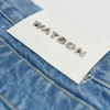 WATSON MULTI POCKET WITH DOUBLE WAIST LIGHT WASH DENIM SHORTS