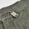 WATSON SPIDERWEB SINGLE STITCHED OLIVE DENIM SHORTS