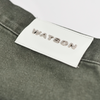 WATSON SPIDERWEB SINGLE STITCHED OLIVE DENIM SHORTS