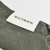 WATSON BENT STRIPES WITH RHINESTONES OLIVE DENIM SHORTS