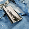 WATSON LIGHT WASH DENIM EMBELLISHED WORK SHIRT