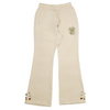 WATSON CASINO EMBELLISHED CANNOLI CREAM PANTS