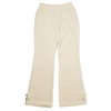 WATSON CASINO EMBELLISHED CANNOLI CREAM PANTS
