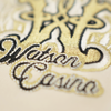 WATSON CASINO EMBELLISHED CANNOLI CREAM PANTS