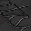 WATSON ROPE EMBELLISHED COLLAR BLACK BUTTON SHIRT