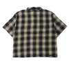 WATSON SPIDER WEB BLACK SHORT SLEEVE FLANNEL SHIRT