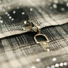 WATSON SPIDER WEB BLACK SHORT SLEEVE FLANNEL SHIRT