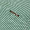WATSON MULTI APPLIQUE PATCHWORK GREEN PINSTRIPE BUTTON DOWN SHIRT