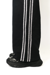 WATSON STUDIOS DOUBLE WAIST BLACK SWEATPANTS