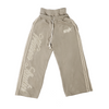 Watson Studios Double Waist Oat Sweatpants, beige and white sweatpants