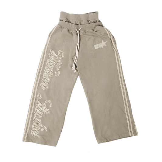 WATSON STUDIOS DOUBLE WAIST OAT SWEATPANTS