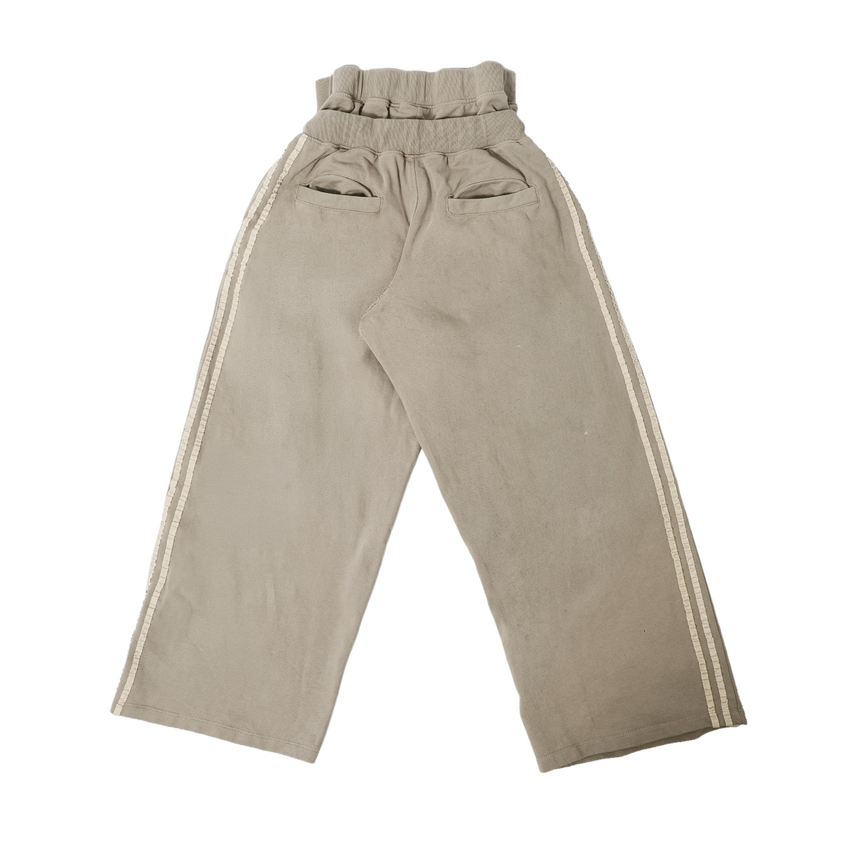Watson Studios Double Waist Oat Sweatpants, beige and white sweatpants – alternate view 2