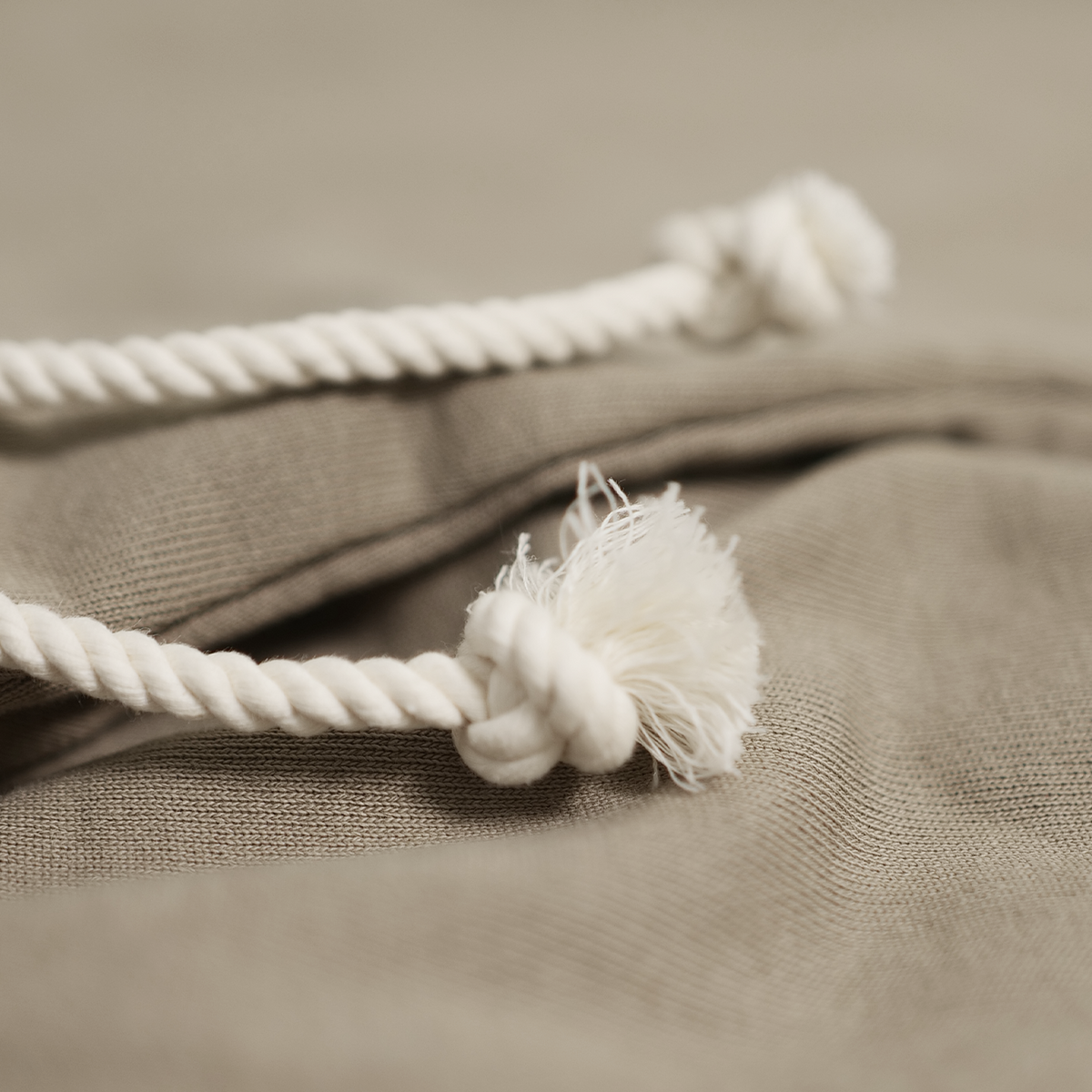Watson Studios Double Waist Oat Sweatpants, beige and white sweatpants – alternate view 9