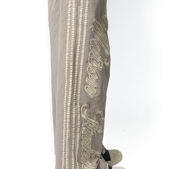 Watson Studios Double Waist Oat Sweatpants, beige and white sweatpants – alternate view 11