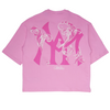 WATSON SINGLE STITCHED EMBROIDERED LOGO PINK TSHIRT