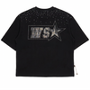 WATSON STUDIOS PLATE EMBELLISHED BLACK TSHIRT