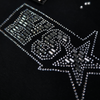 WATSON STUDIOS PLATE EMBELLISHED BLACK TSHIRT