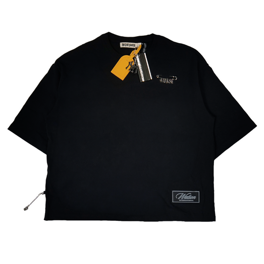 WATSON ESSENTIAL WITH PIN BLACK TSHIRT